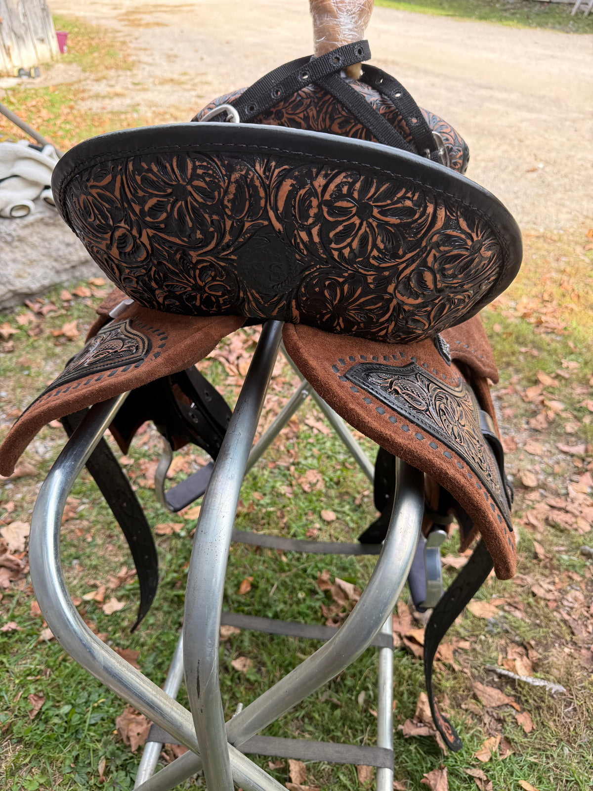 Silva Martin 12” Brown/Black Spinal Relief Saddle 408