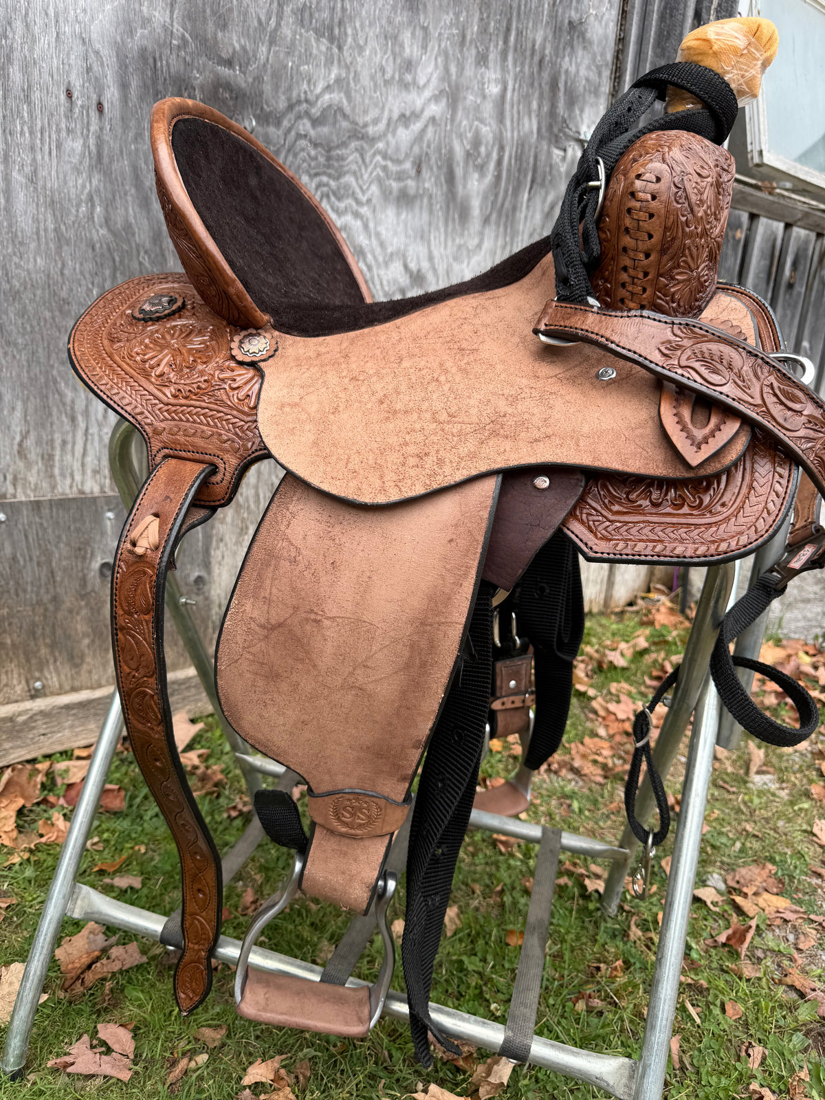 Silva Martin 15” Spinal Relief Leather Saddle 405