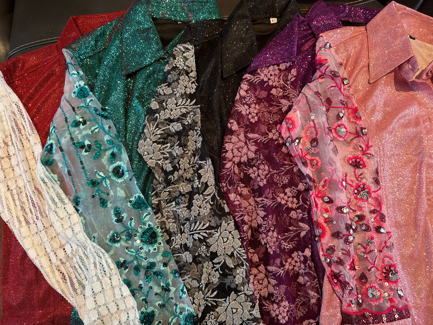 SLWG sparkle with LACE sleeves