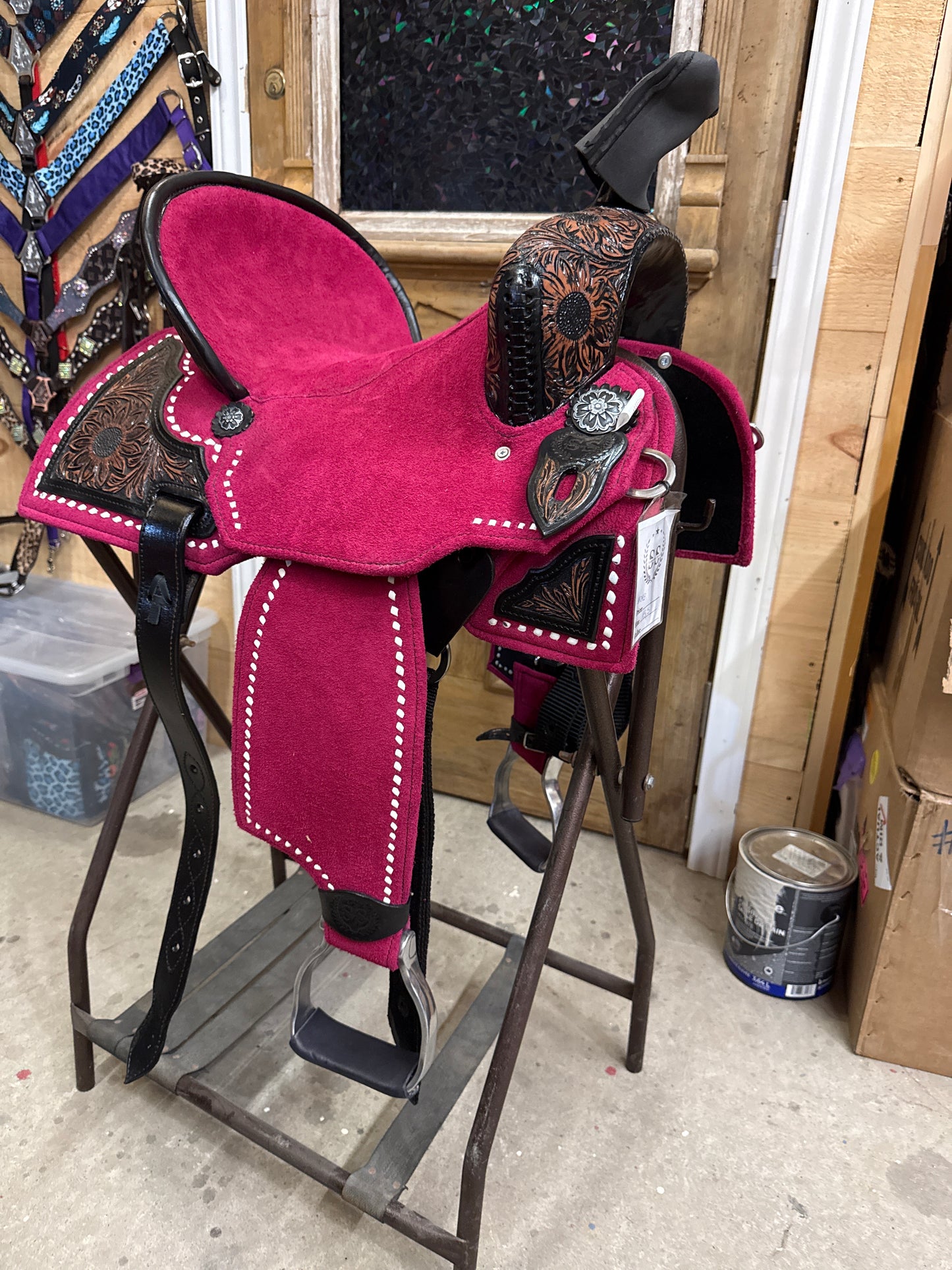 Silva Martin 13.5” Pink Saddle 013