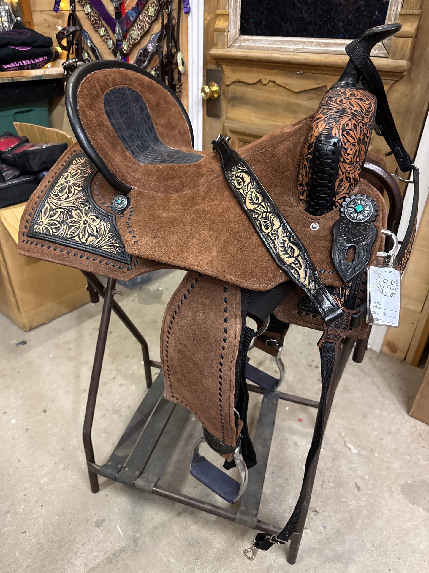 Silva Martin 16” Chocolate Saddle 102