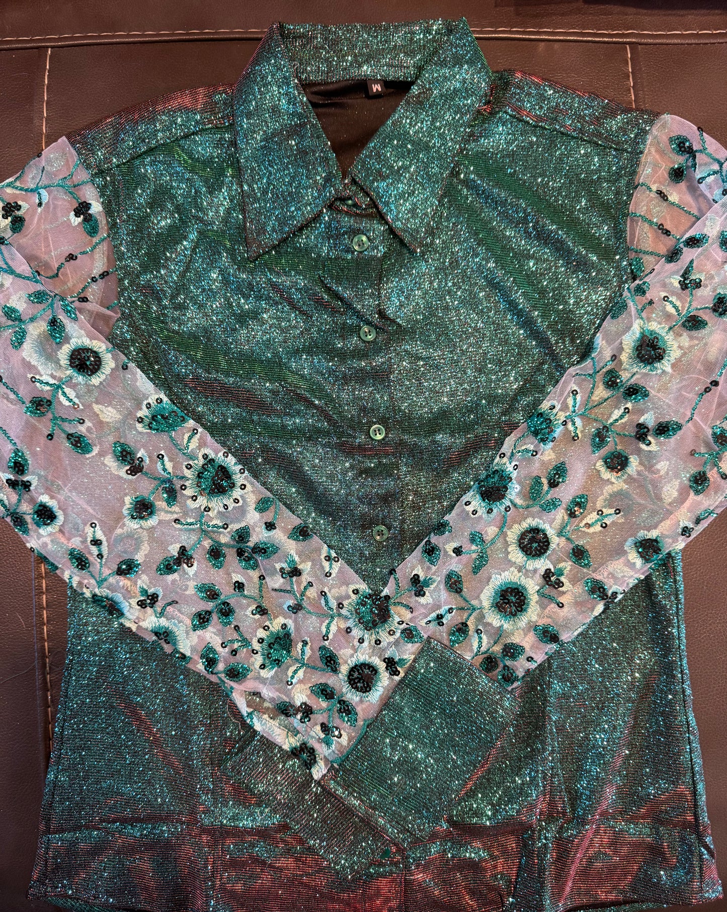SLWG sparkle with LACE sleeves