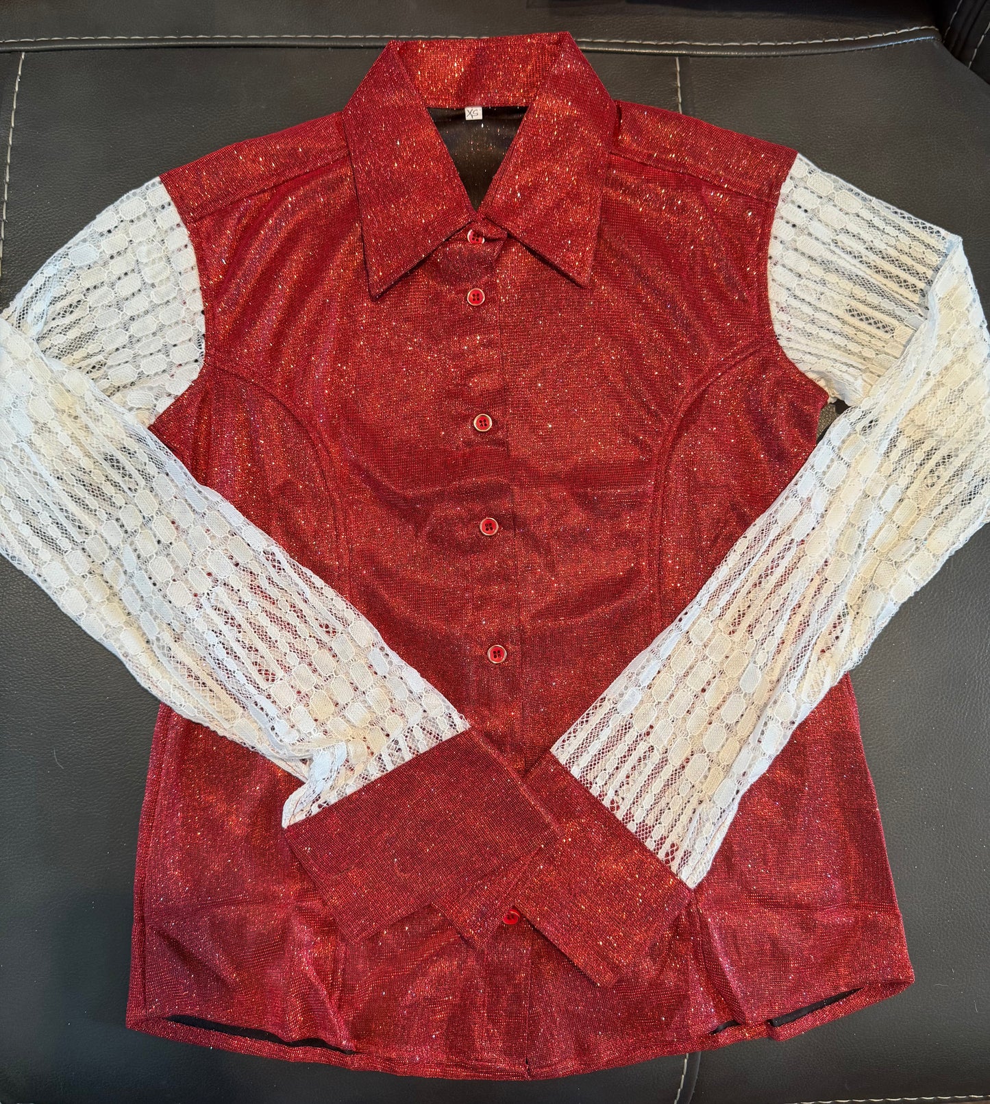SLWG sparkle with LACE sleeves