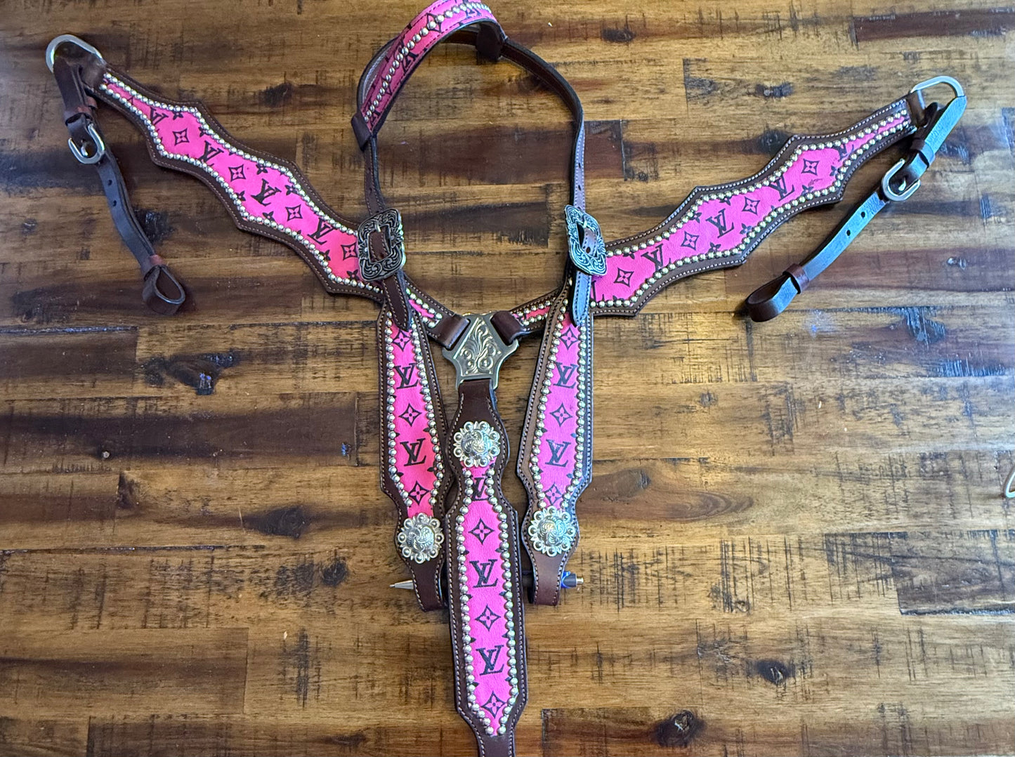 Pink LV Tack Set