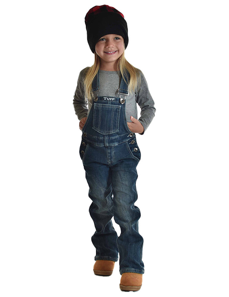 Girls Edgy Bib Overall