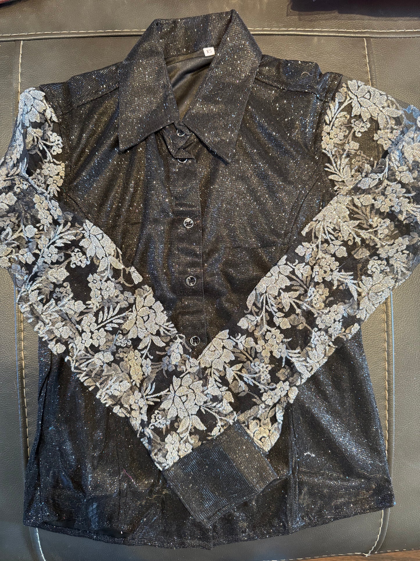 SLWG sparkle with LACE sleeves