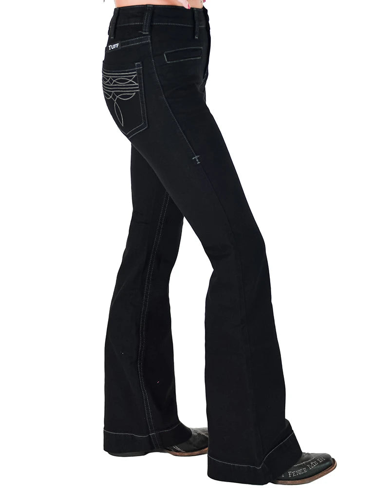 Black Bootstitch Trouser