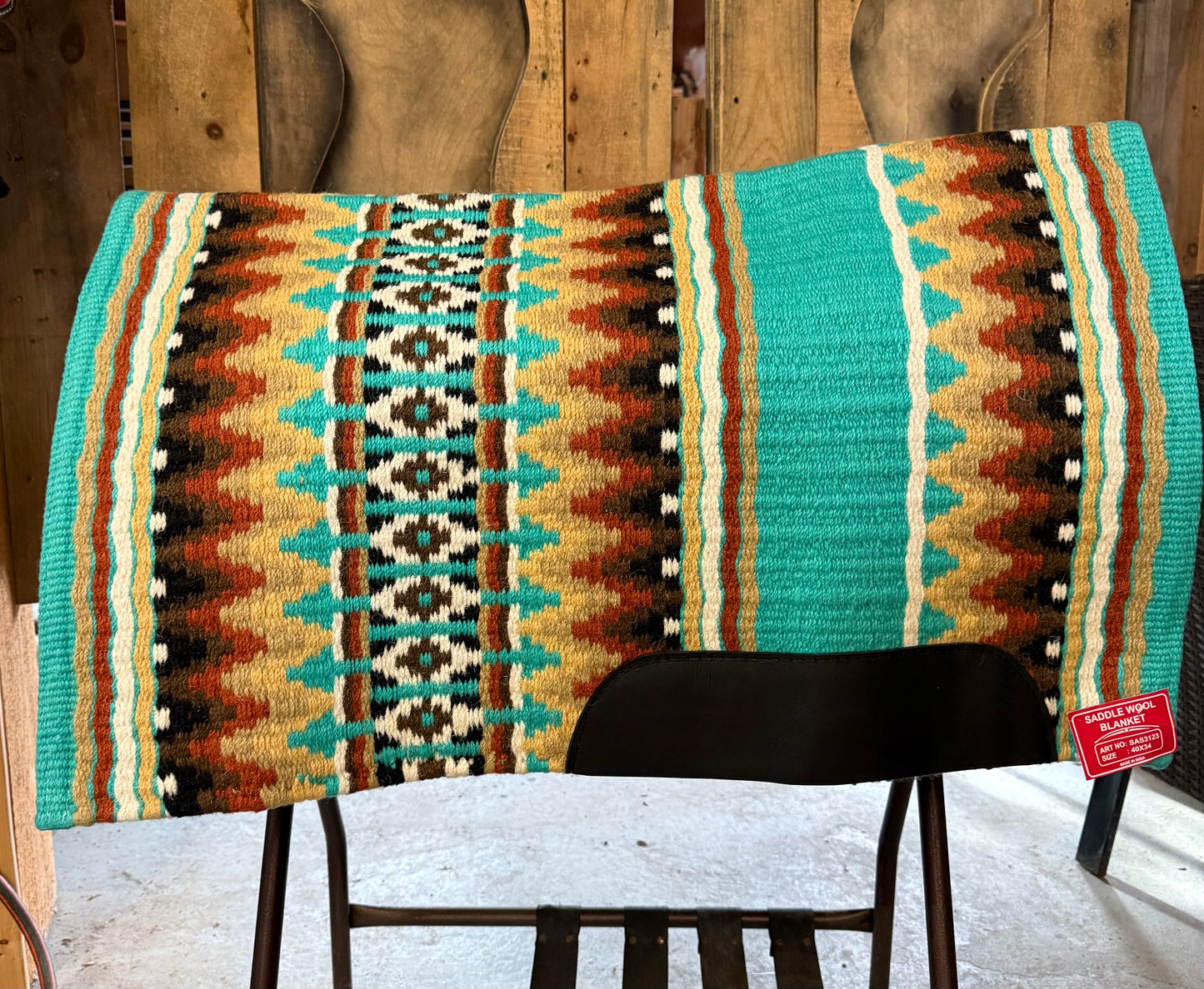 40”x34” Wool Show Blanket