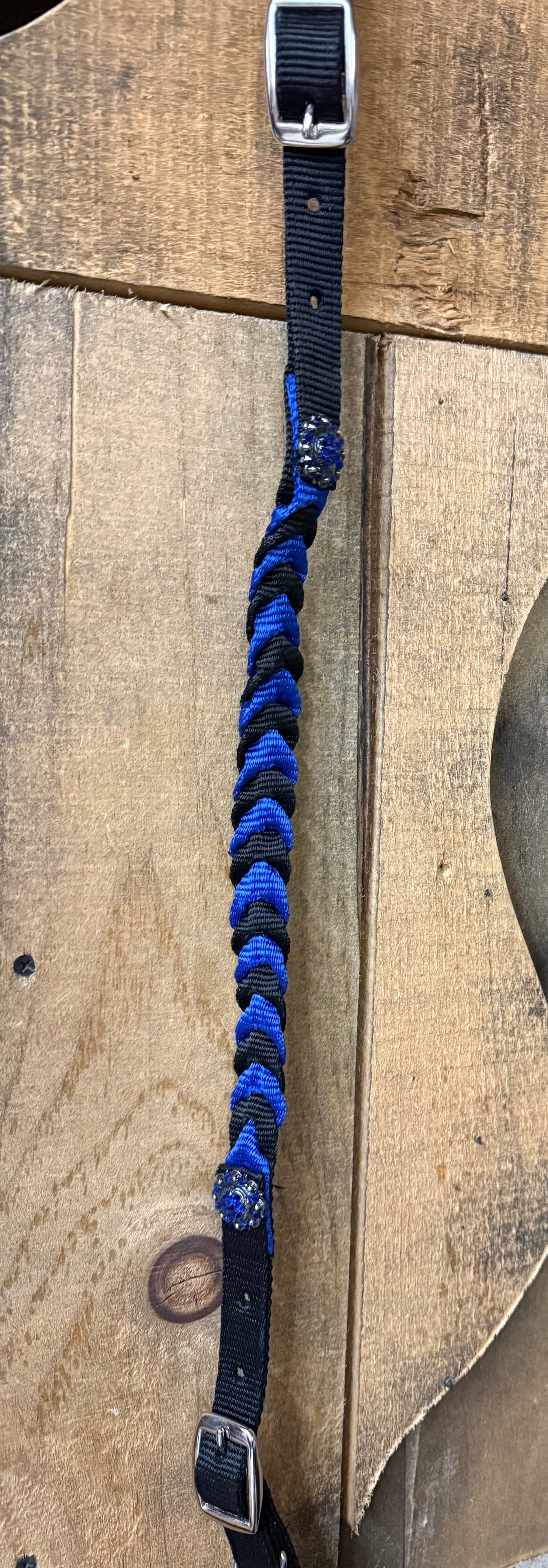 Braided Wither Straps with Conchos