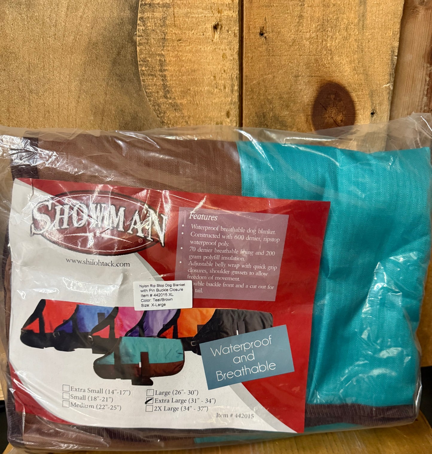 Showman Waterproof Dog blanket XL (31"- 34")