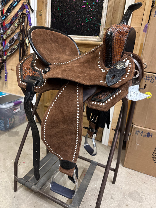 Silva Martin 15” Brown Sunflower Saddle 80