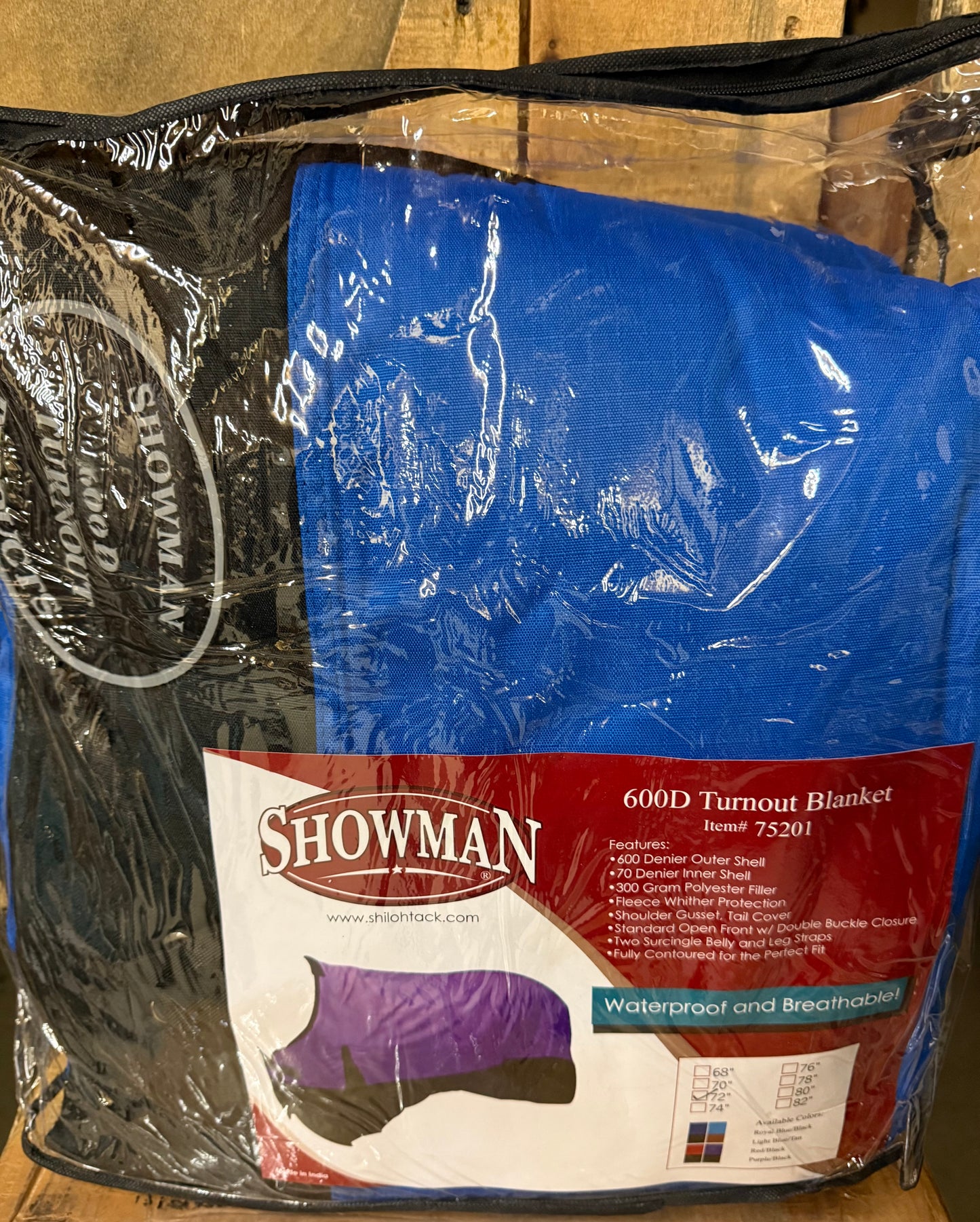 The Waterproof and Breathable Showman 600 Denier Turnout Blanket
