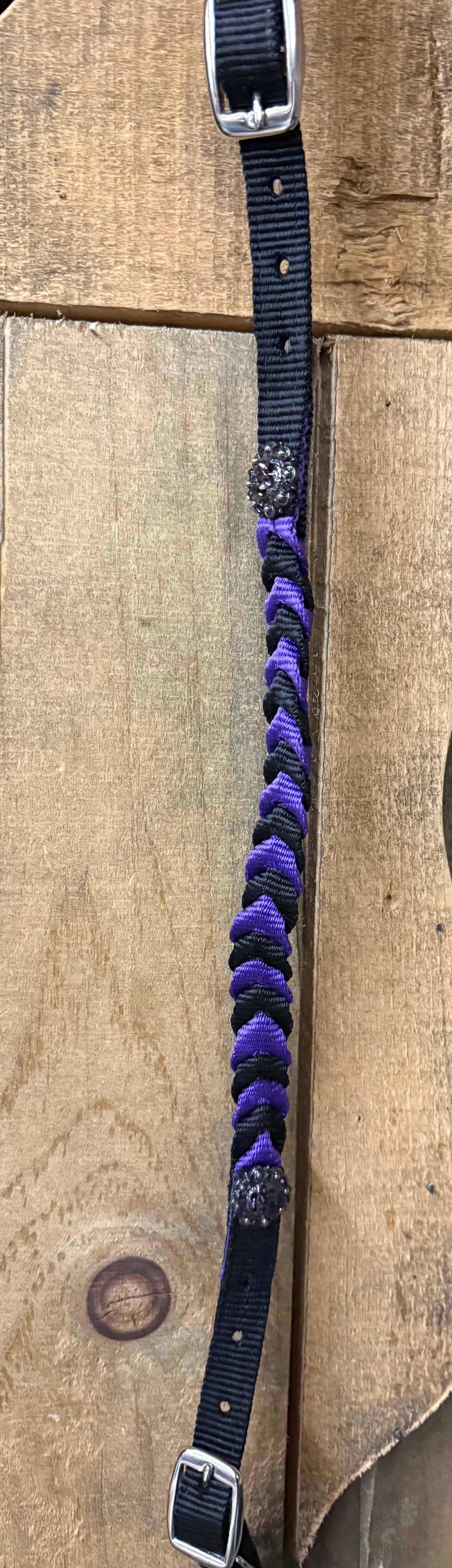 Braided Wither Straps with Conchos