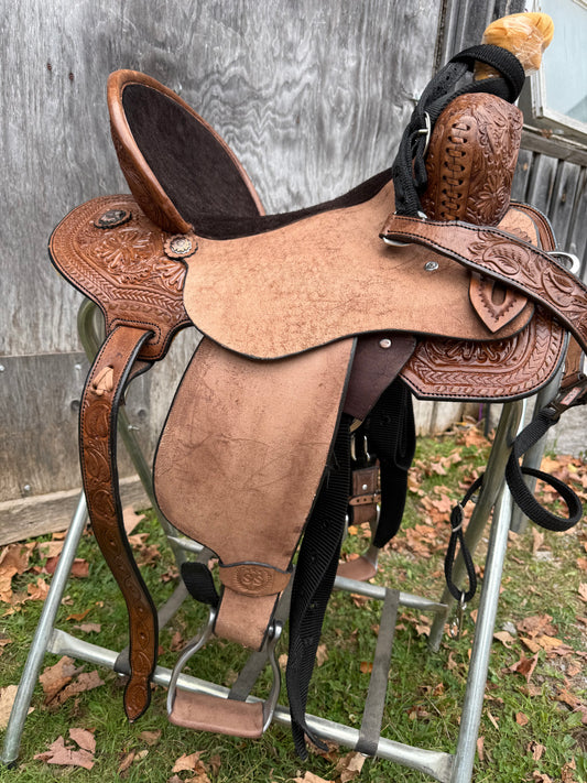 Silva Martin 15” Spinal Relief Leather Saddle 405