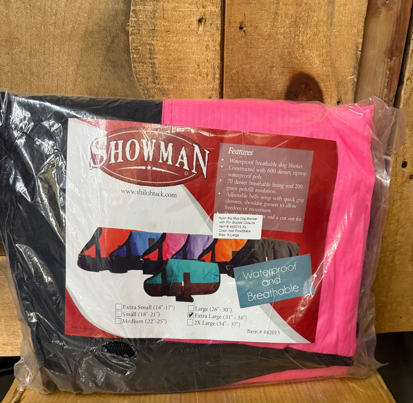 Showman Waterproof Dog blanket XL (31"- 34")