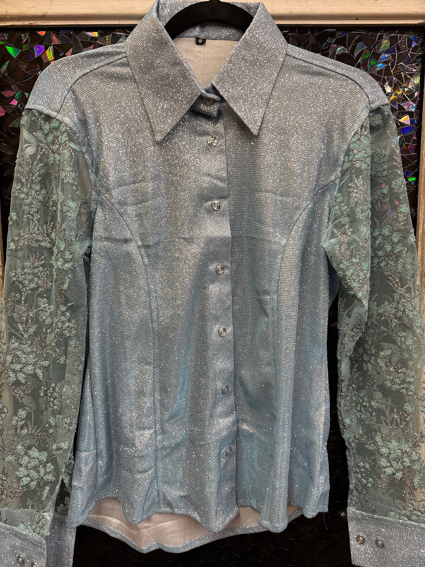 SLWG sparkle with LACE sleeves *All Colors*