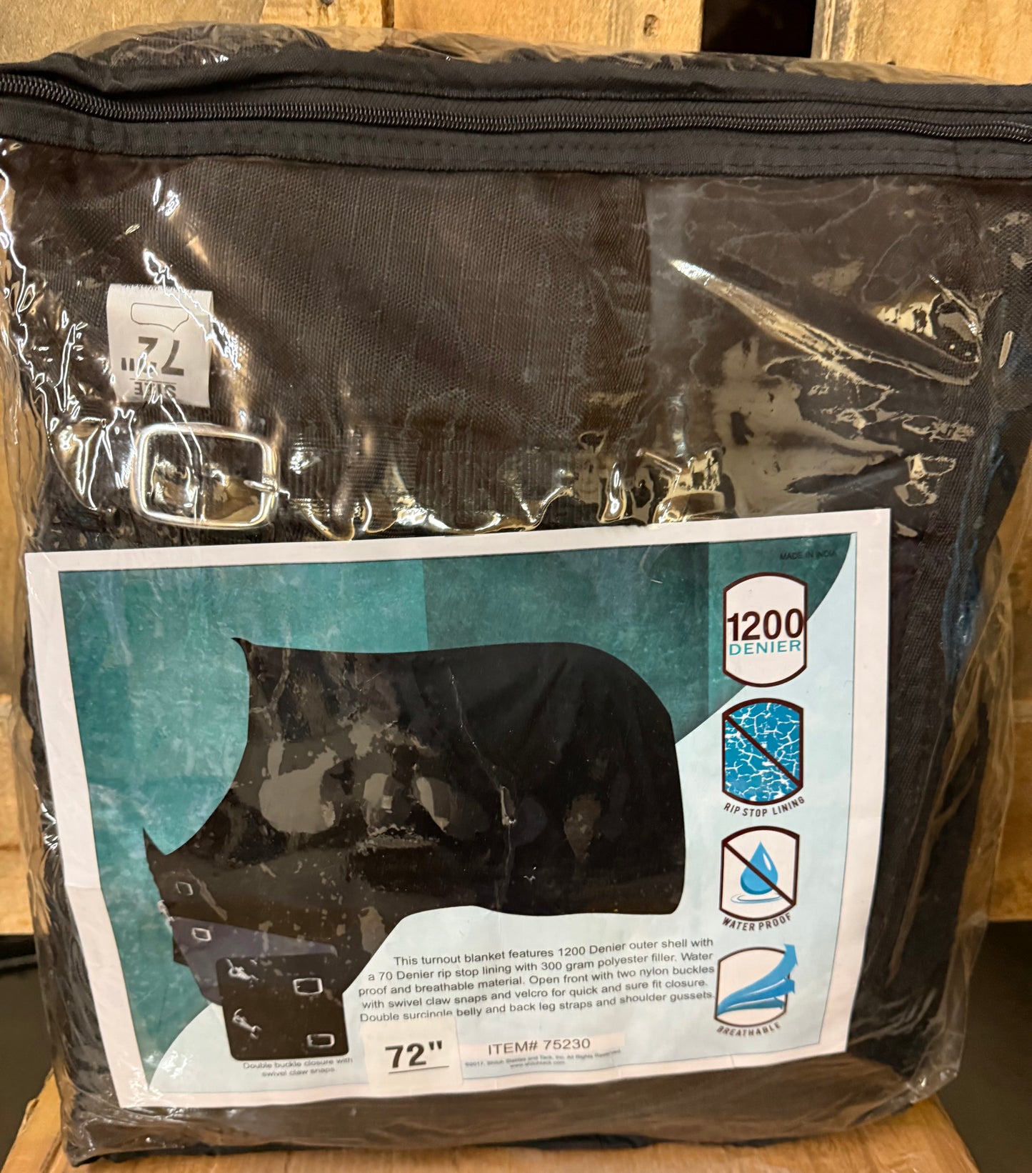 1200 Denier Waterproof and Breathable Turnout Blanket