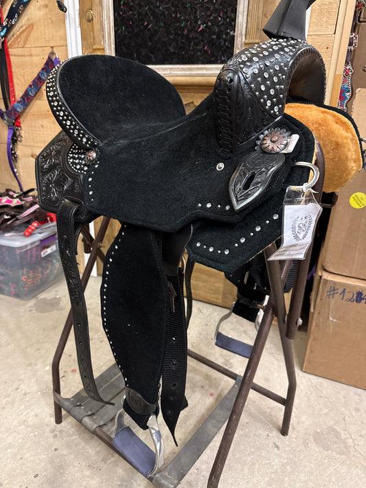 Silva Martin Black Bling Saddle 147