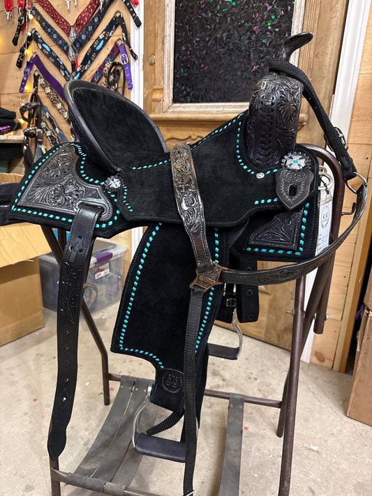Silva Martin 14.5 Black/Teal Saddle 107