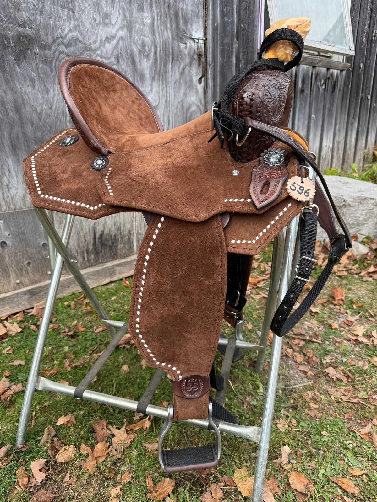 Silva Martin 14.5” Light Brown Saddle 596