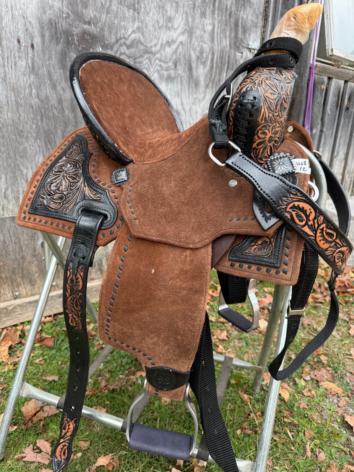 Silva Martin 12” Brown/Black Spinal Relief Saddle 408