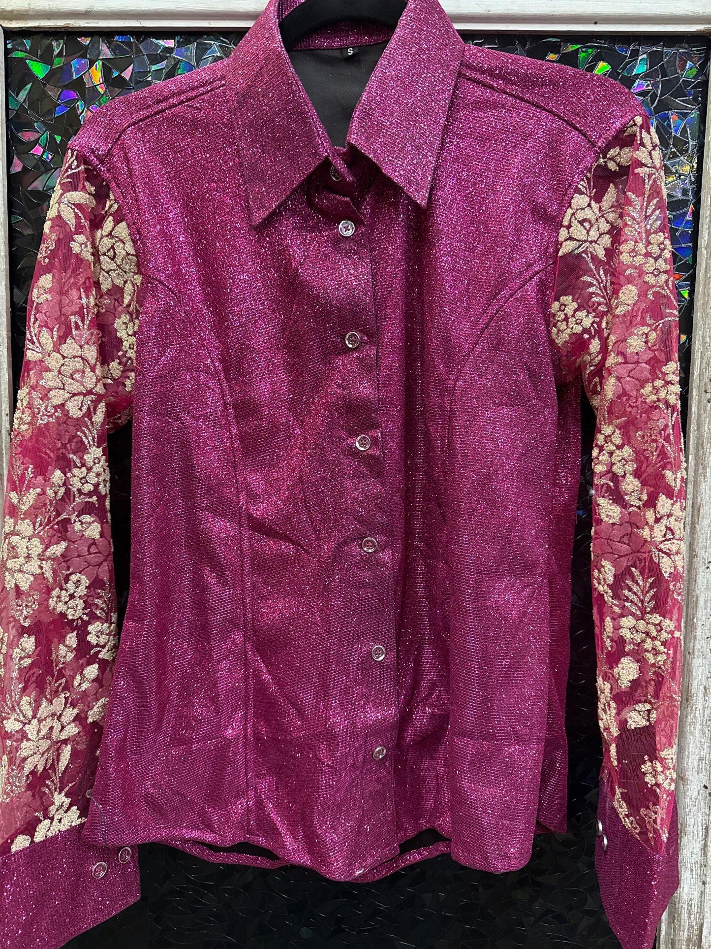 SLWG sparkle with LACE sleeves *All Colors*