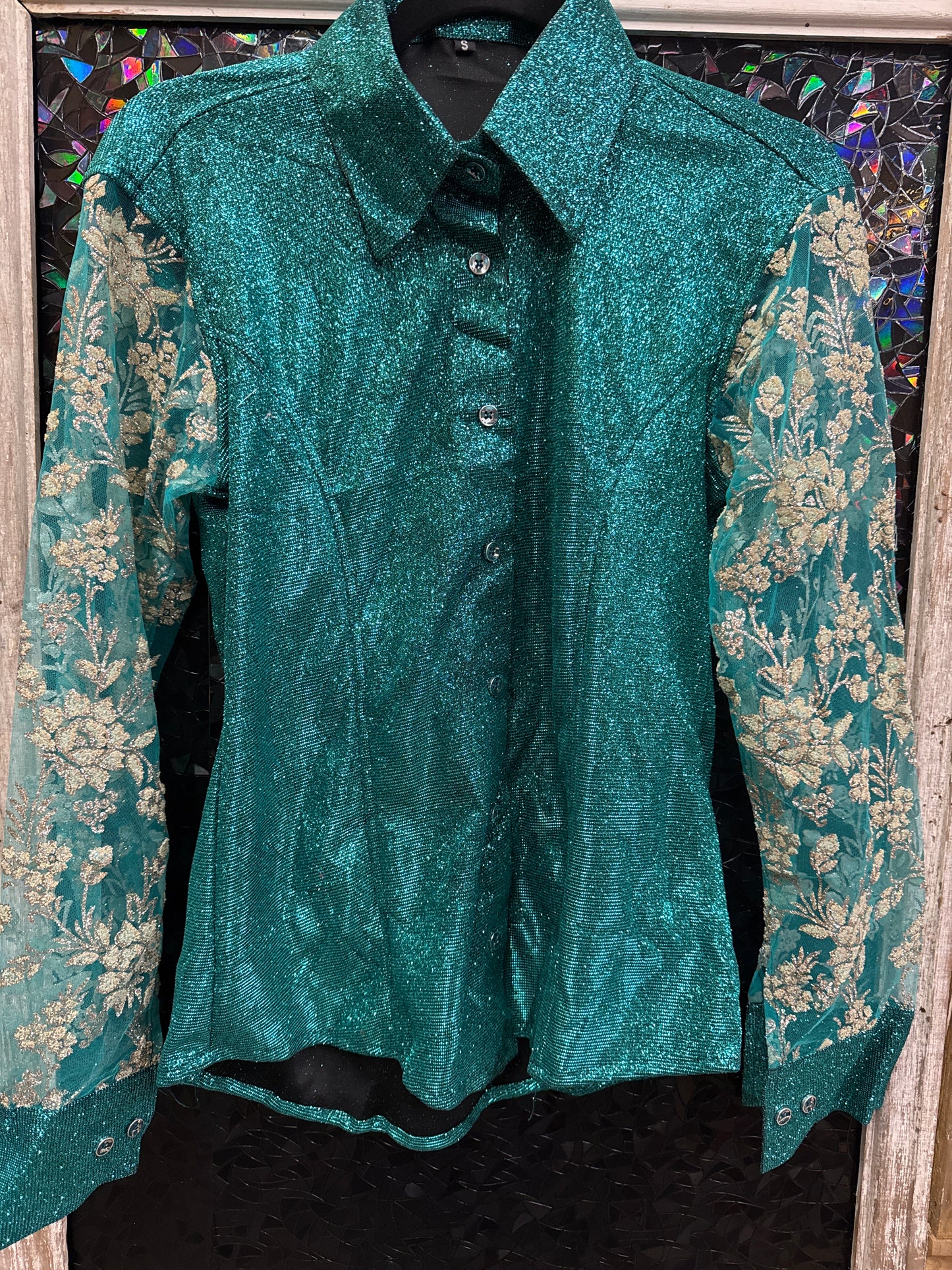 SLWG sparkle with LACE sleeves *All Colors*