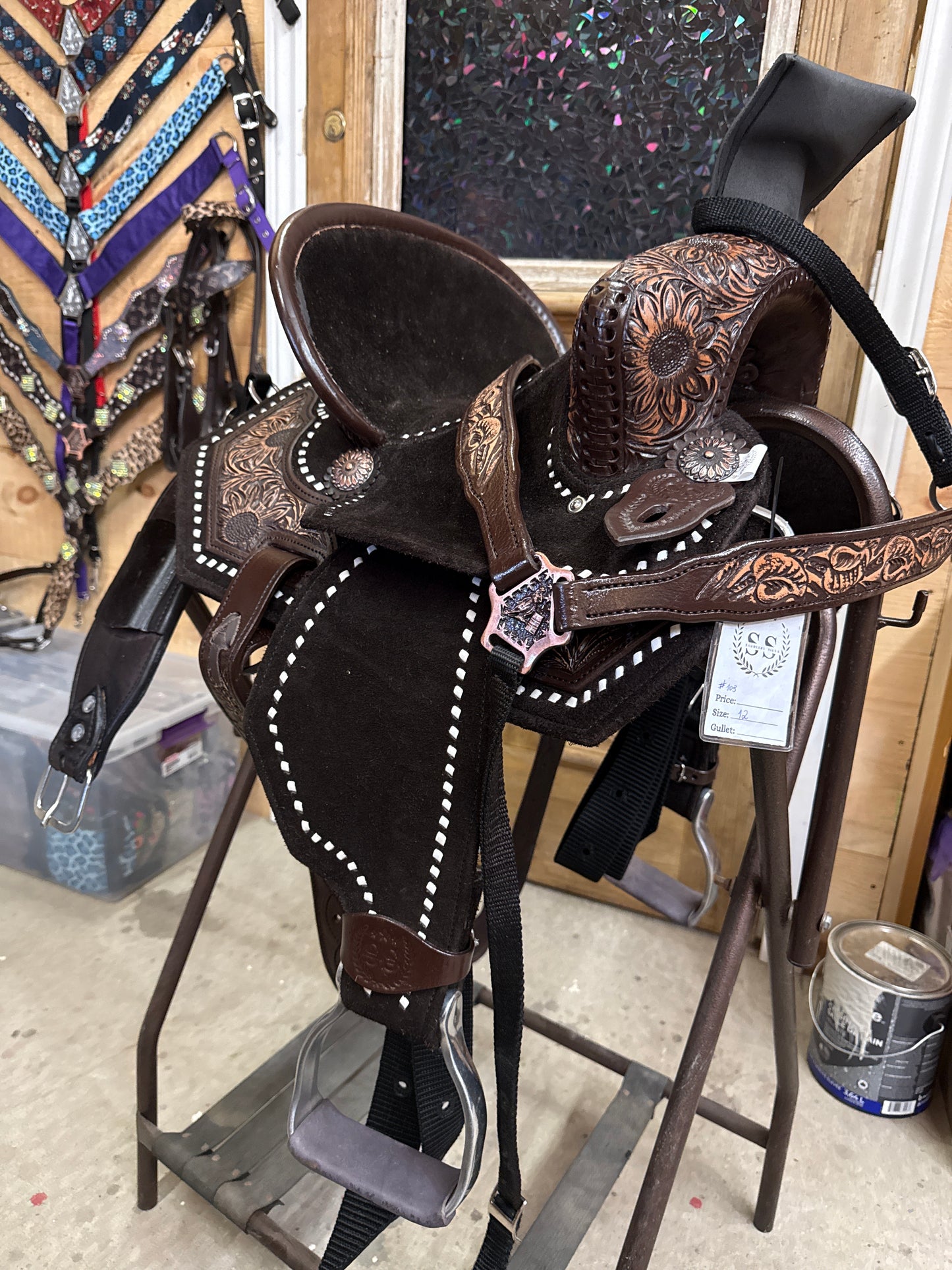 Silva Martin 12” Chocolate Saddle 103
