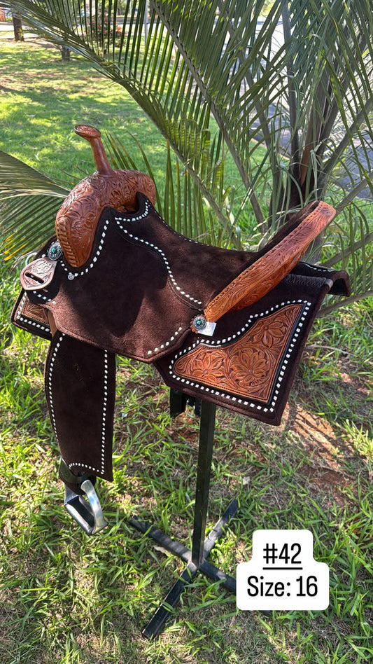 Silva Martin 16 Chocolate and Medium Oil Leather Saddle 42