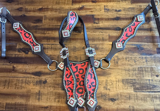 Red Cheetah Warrior Tack Set