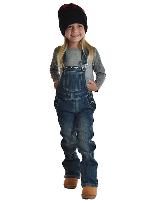 Girls Edgy Bib Overall