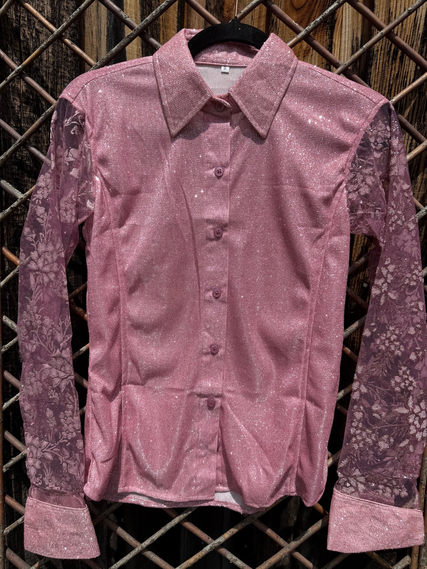 SLWG sparkle with LACE sleeves *All Colors*