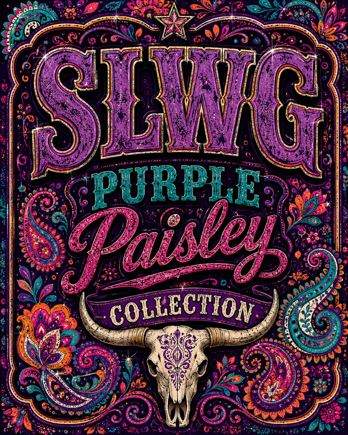 SLWG PURPLE PAISLEY COLLECTION