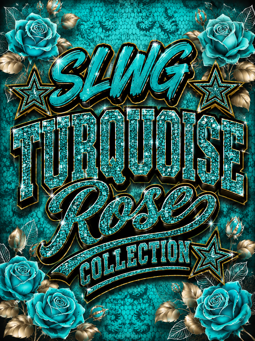 SLWG TURQUOISE ROSE COLLECTION