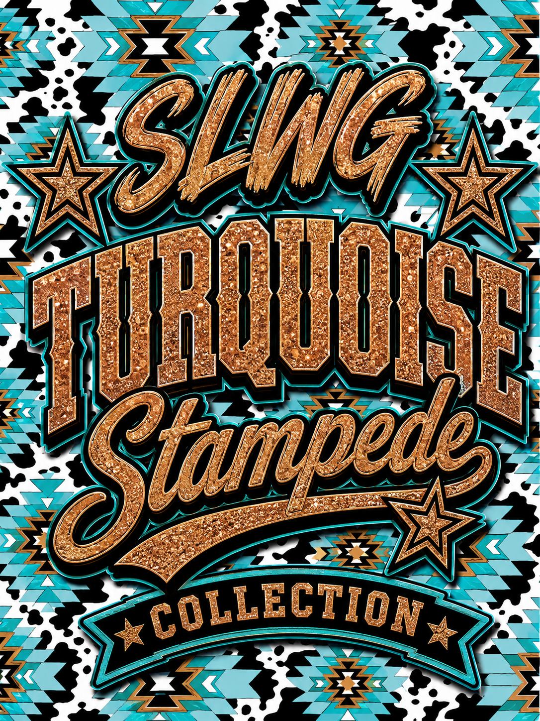 SLWG TURQUOISE STAMPEDE COLLECTION
