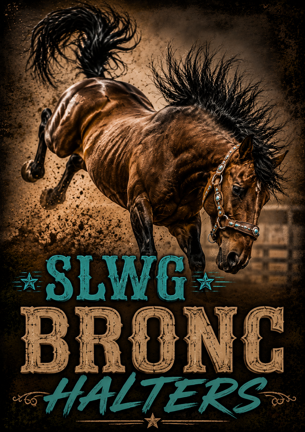 SLWG Bronc Halter with Custom Inlay