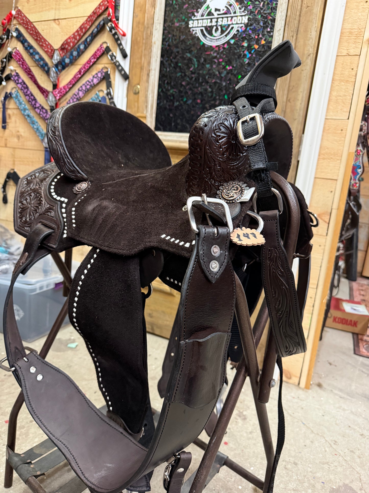 Silva Martin 14” Full Chocolate Saddle 147