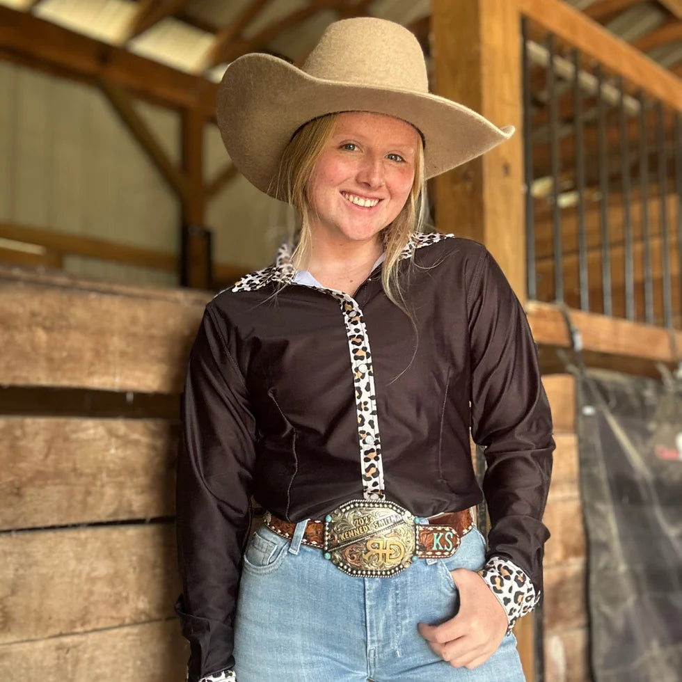 Rocket Donkey Cheetah Rodeo Shirt