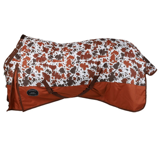 Cow Print 1200D Waterproof and Breathable Turnout Blanket