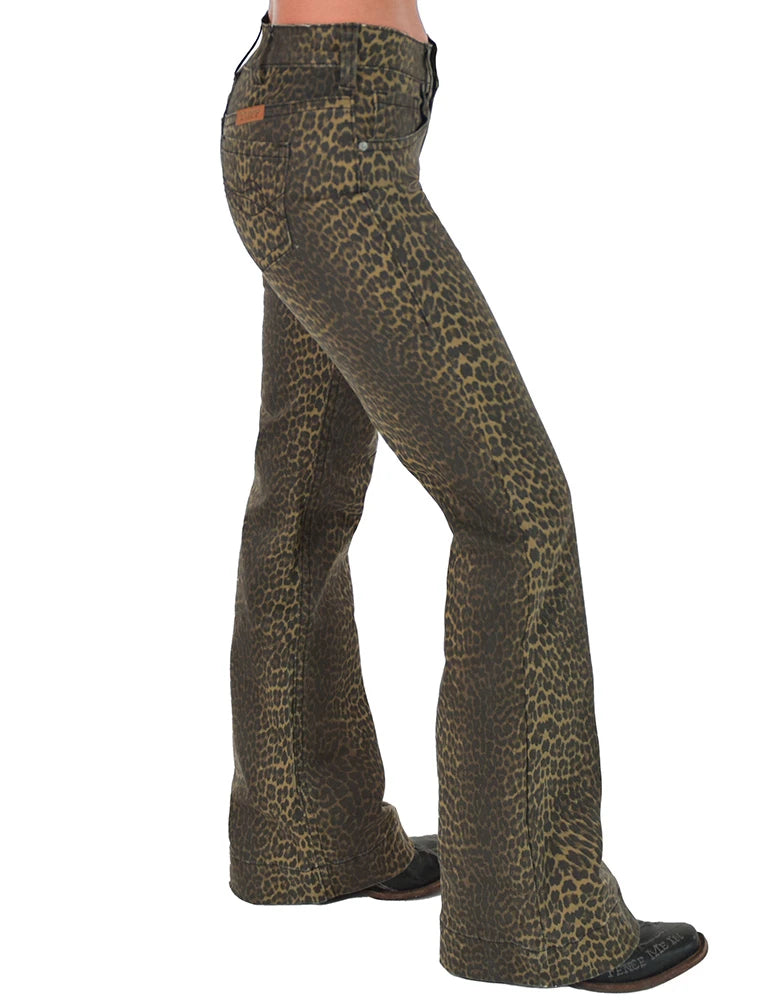 Brown Leopard Trousers