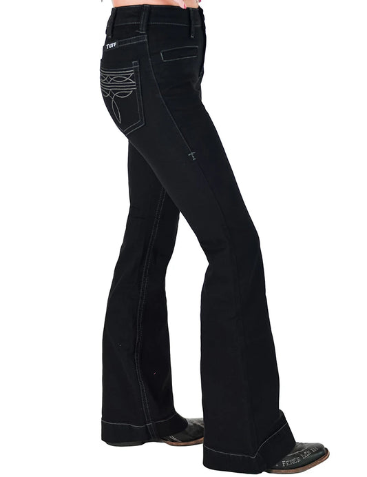 Black Bootstitch Trouser