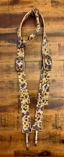 Printed One Ear Nylon Headstall